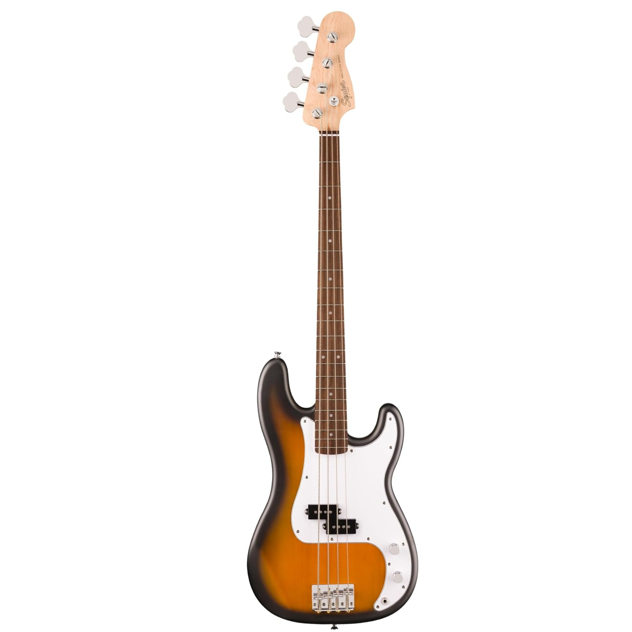 Squier Debut Series Precision Bass Guitar, Laurel FB, 2-Colour Sunburst