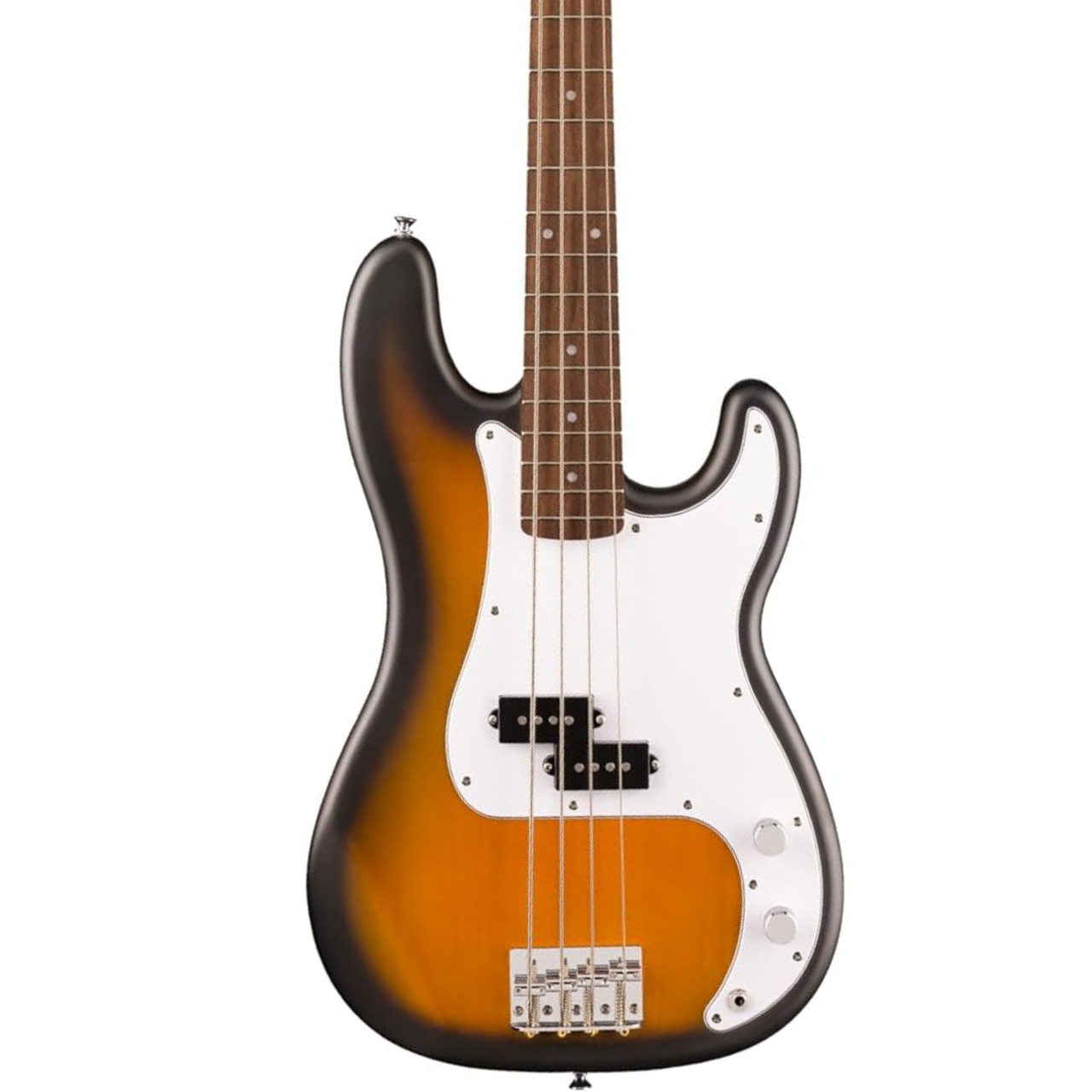 Squier Debut Series Precision Bass Guitar, Laurel FB, 2-Colour Sunburst | Zoso Music Sdn Bhd