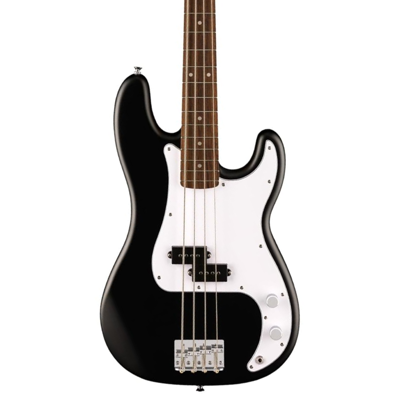 Squier Debut Series Precision Bass Guitar, Laurel FB, Black | Zoso Music Sdn Bhd