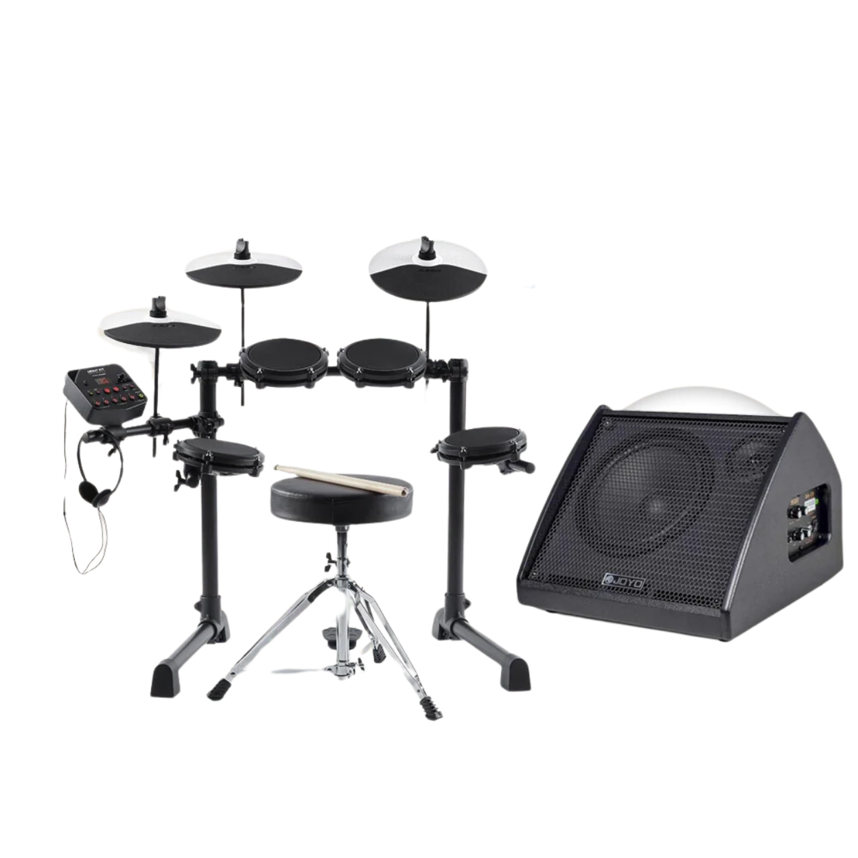 Alesis Debut Electronic Drum Kit - Kids Drum Set with Drum Stool, Drumsticks and Headphones