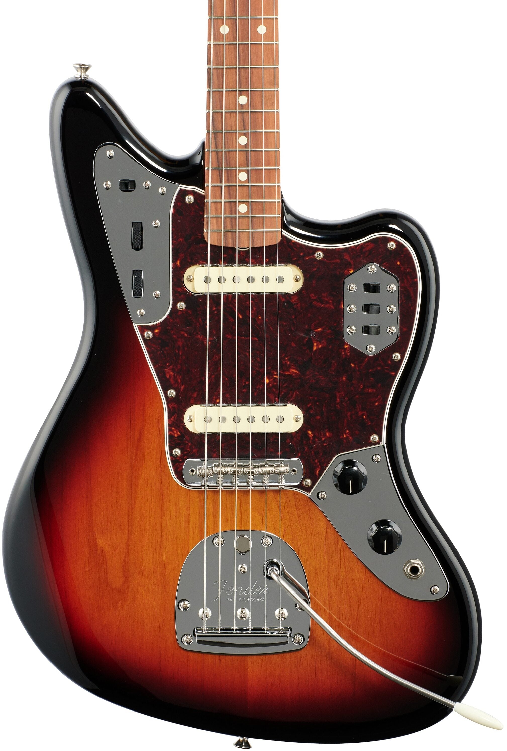 Fender Vintera 60s Jaguar Electric Guitar, Pau Ferro FB, 3-Tone Sunburst