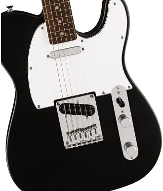 Squier Debut Series Telecaster Electric Guitar, Laurel FB, Black