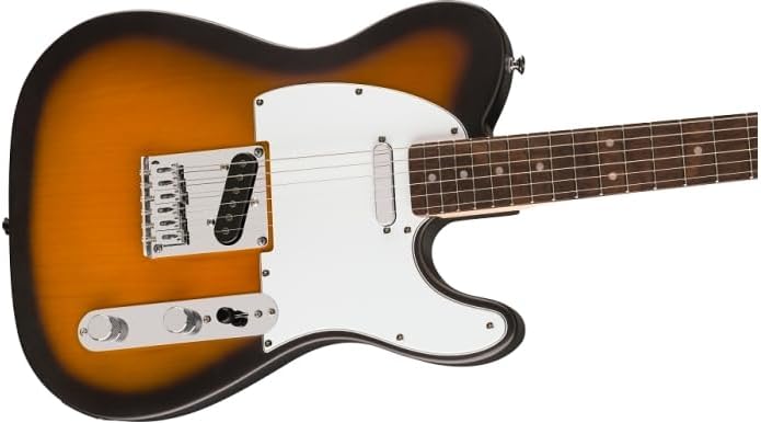 Squier Debut Series Telecaster Electric Guitar, Laurel FB, 2-Colour Sunburst