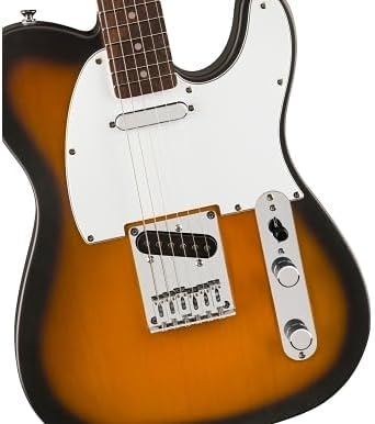 Squier Debut Series Telecaster Electric Guitar, Laurel FB, 2-Colour Sunburst