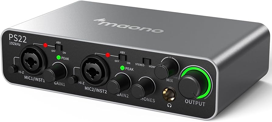 Maono PS22 Audio Interface for Recording | Zoso Music Sdn Bhd