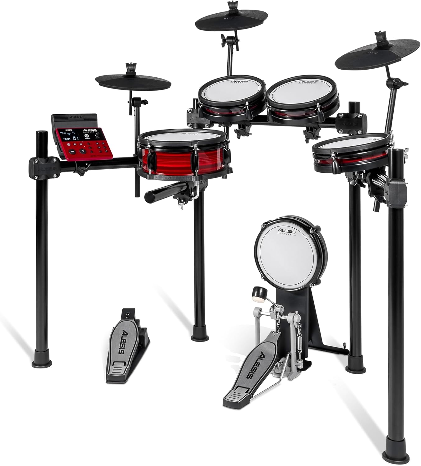 Alesis Nitro Pro Electronic Drum Kit with Free Drum Stool, Headphone, Drum Rug and Drumstick