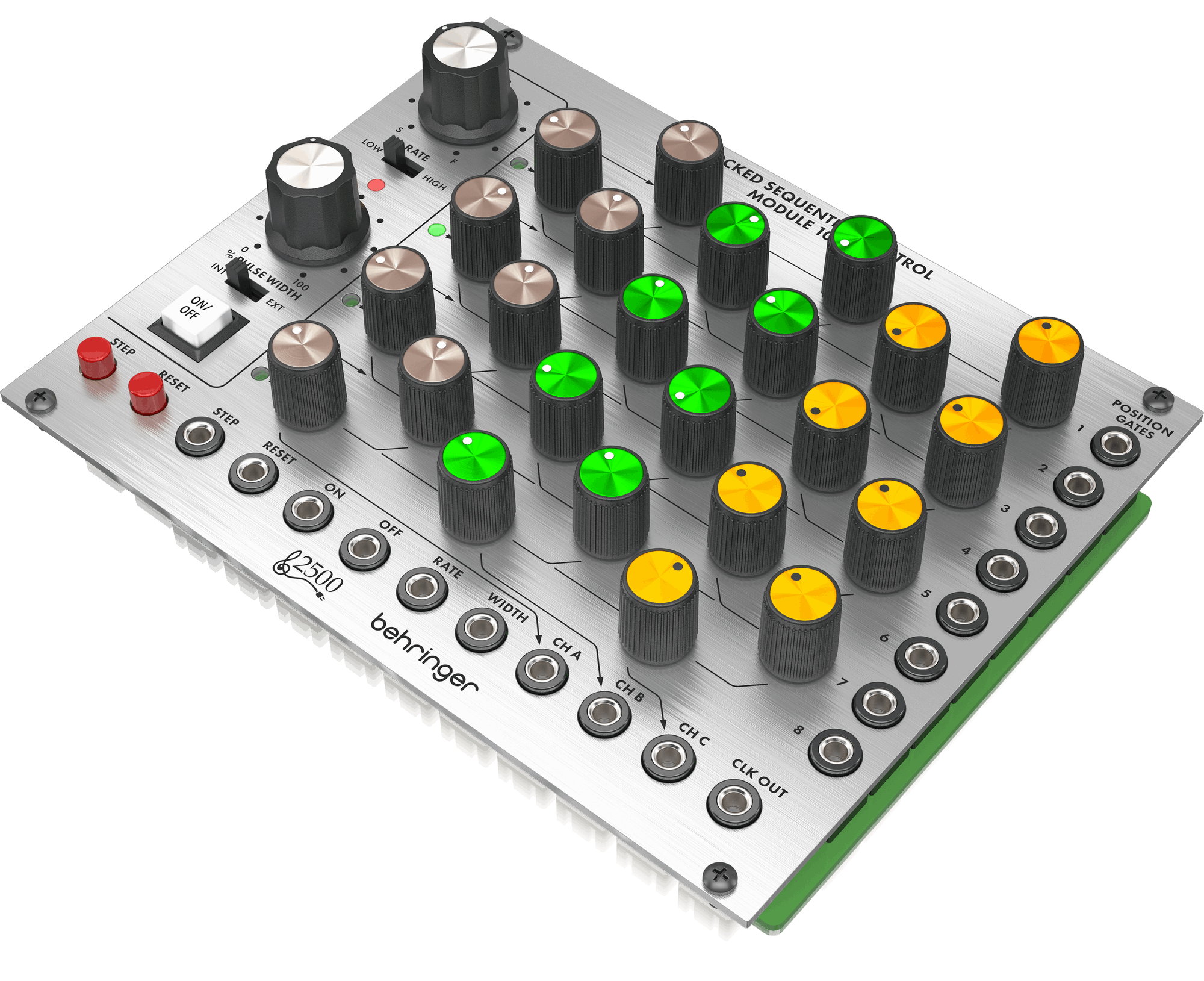 Behringer Clocked Sequential Control Module 1027 8-step Sequencer Eurorack Module | BEHRINGER , Zoso Music