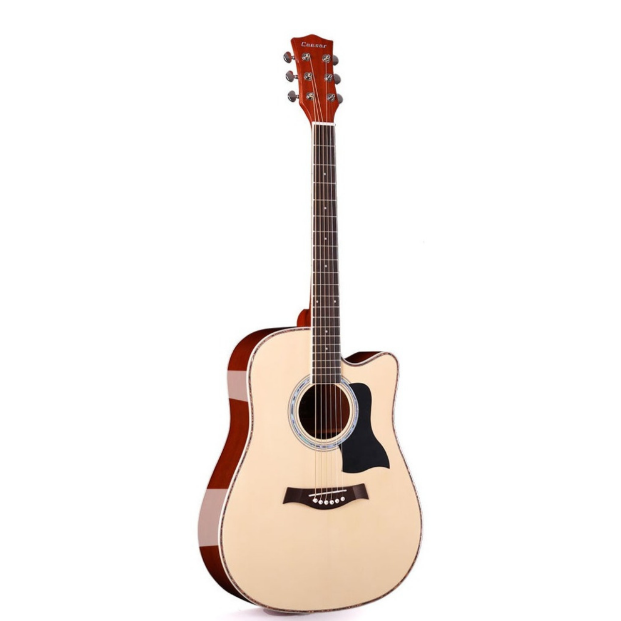 Caesar X-416c Acoustic Guitar 41 Inches Cutaway Natural