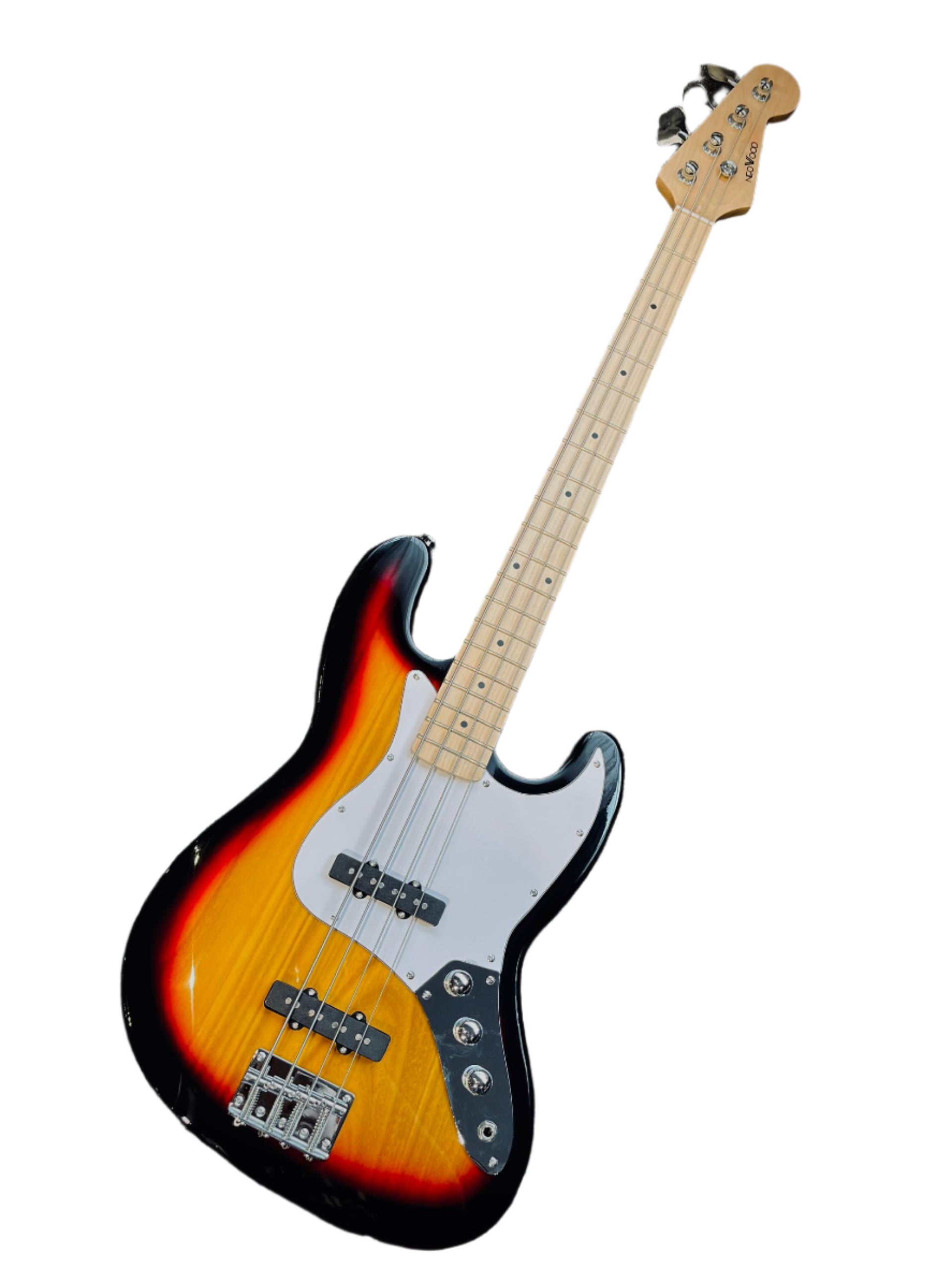 Neowood K-EB6-4-M SB Jazz Bass 4 String Maple Neck Bass Guitar Sunburst