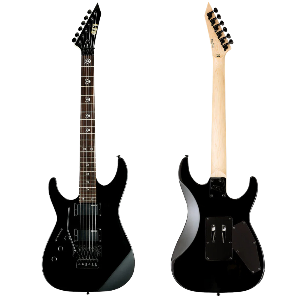 ESP LTD KH-202 Kirk Hammett Signature Left Handed Electric Guitar - Black | Zoso Music Sdn Bhd