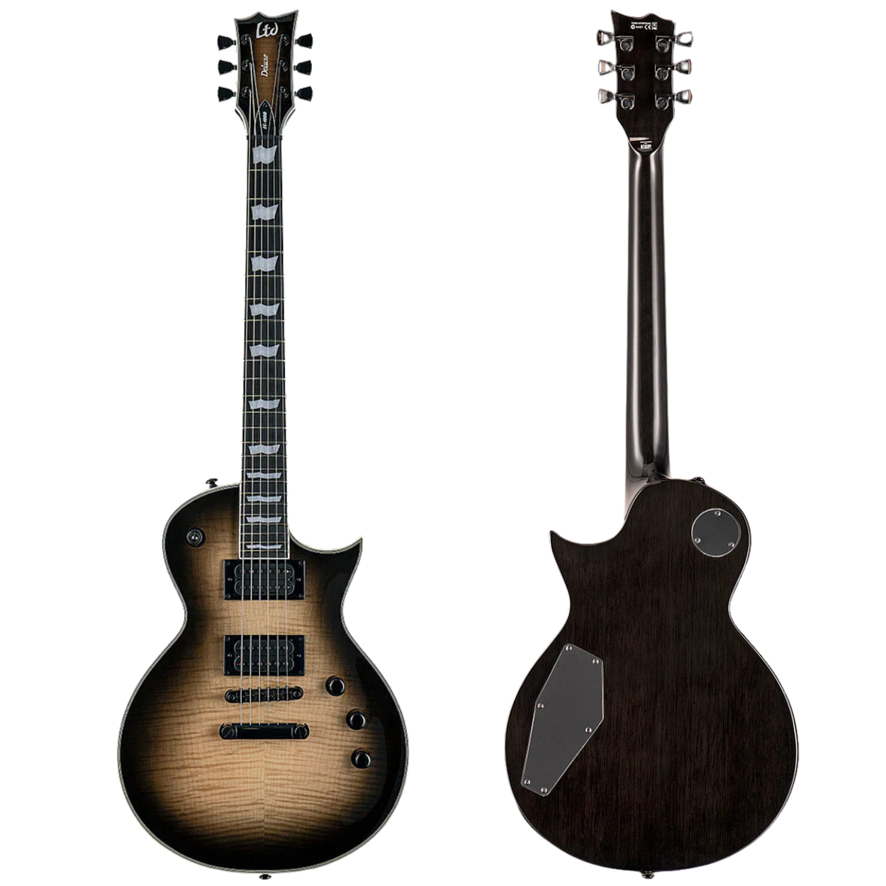 ESP LTD EC-1000T Electric Guitar - Black Natural Burst