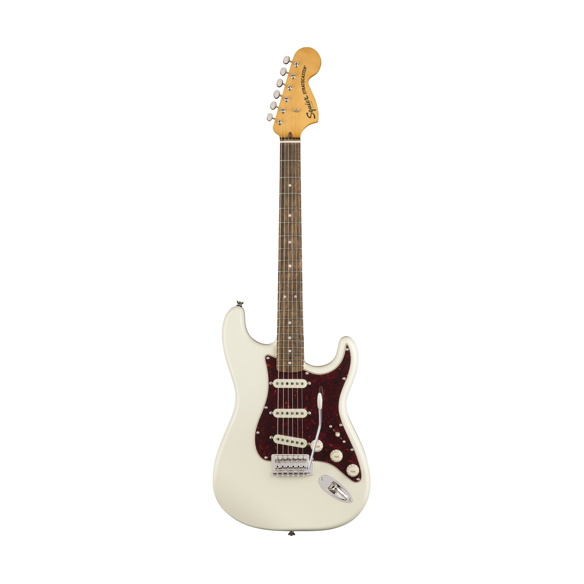 Squier By Fender Classic Vibe 70s Stratocaster Electric Guitar Laurel Fretboard Color Olympic White