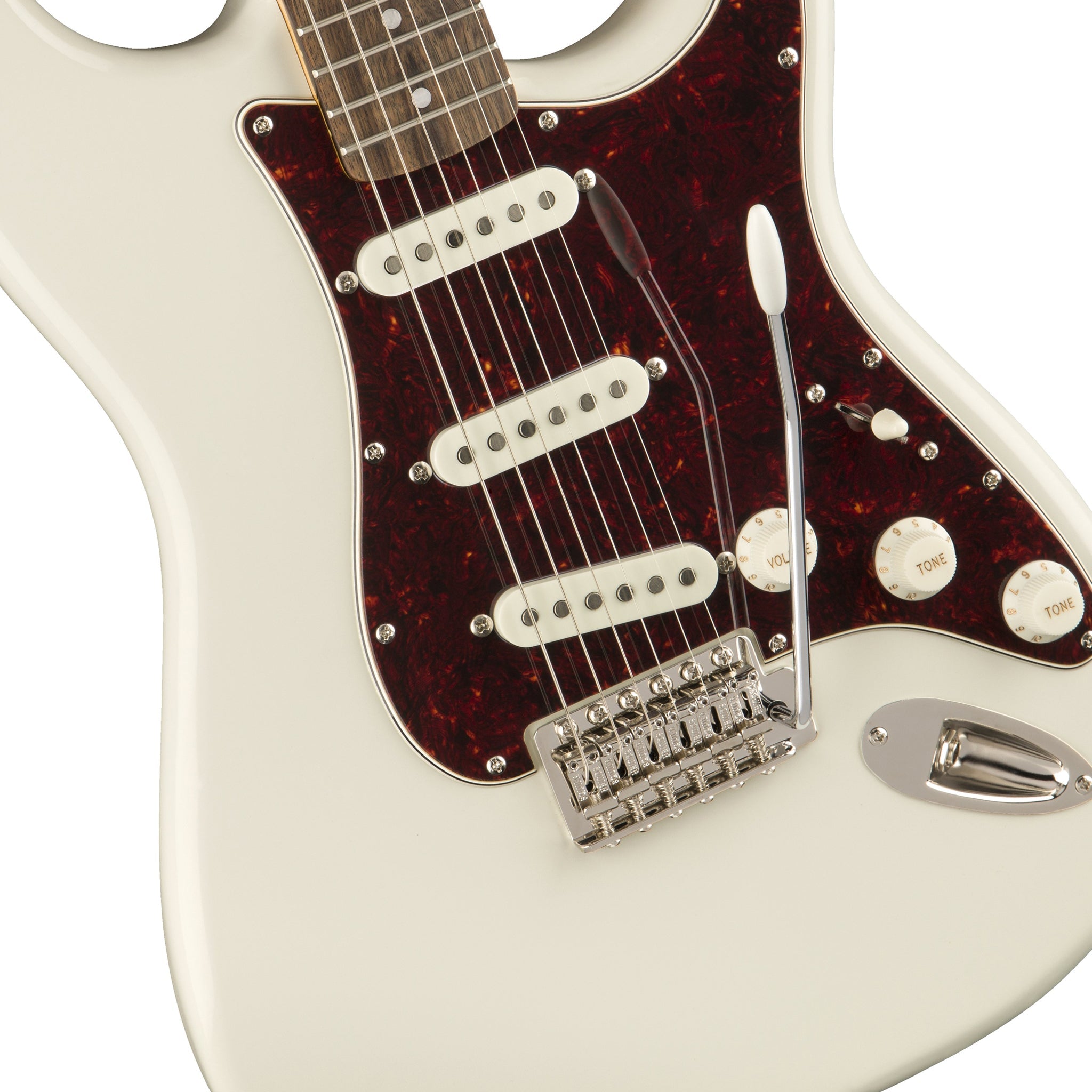 Squier By Fender Classic Vibe 70s Stratocaster Electric Guitar Laurel Fretboard Color Olympic White