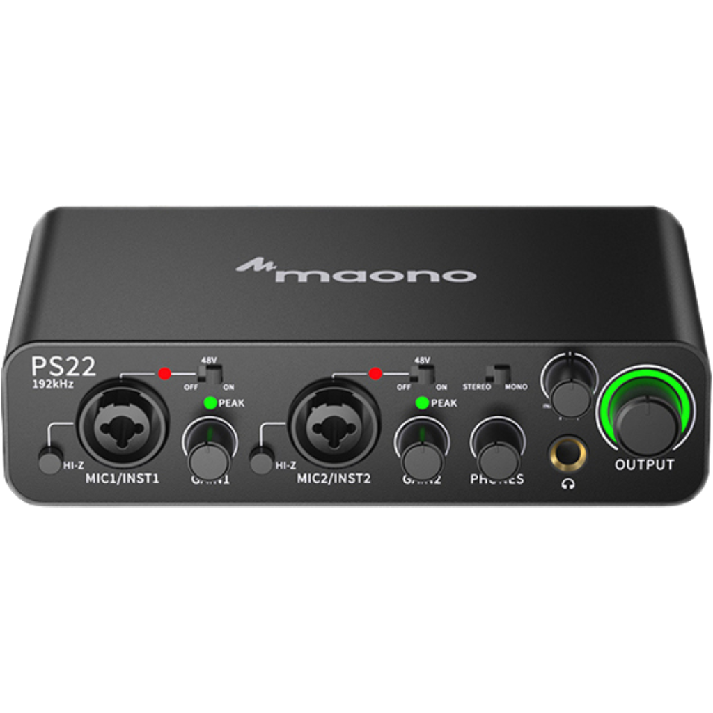 Maono PS22 Audio Interface for Recording