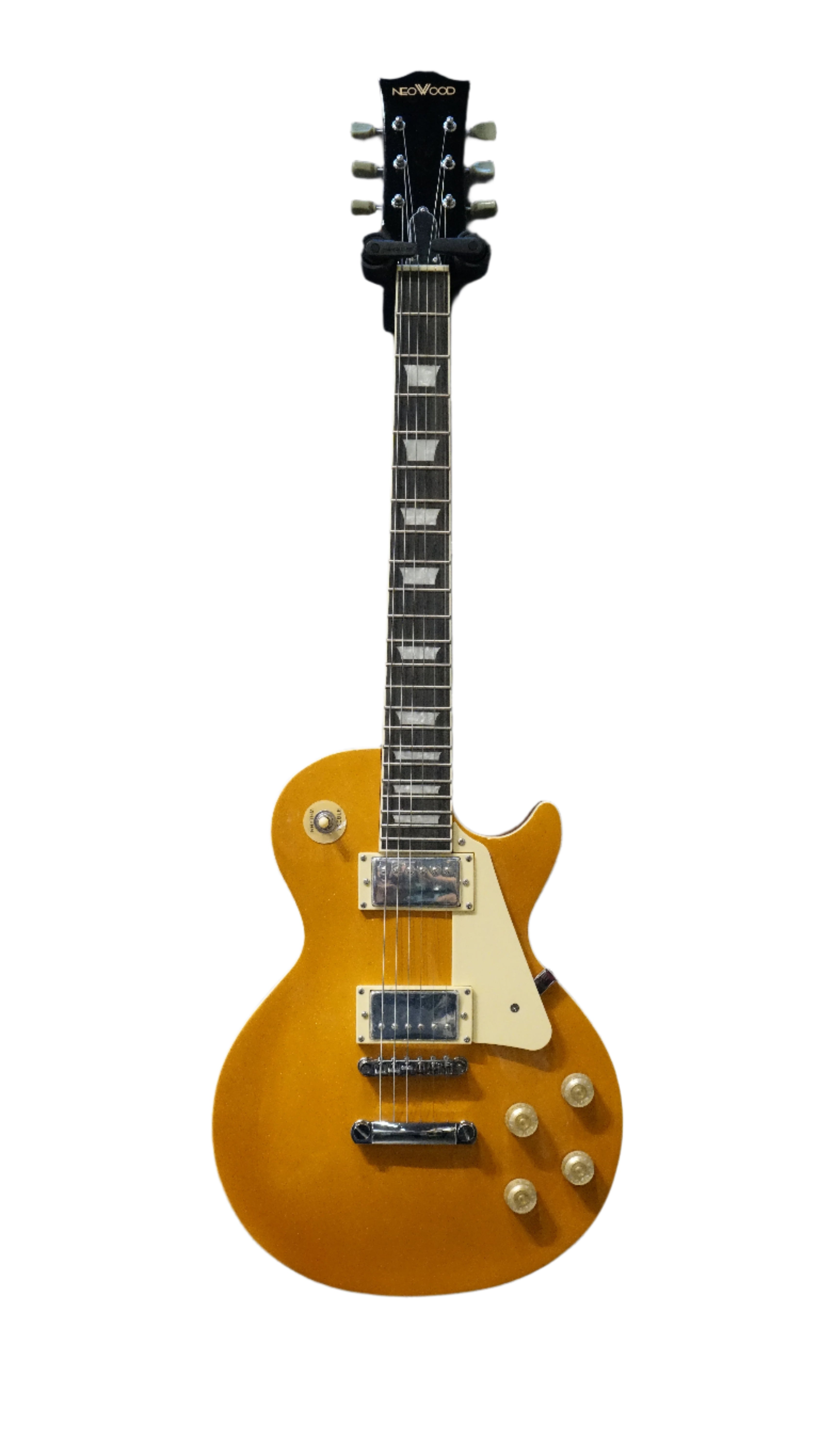 Neowood K-EG9-GD Les Paul Shape Electric Guitar Goldtop