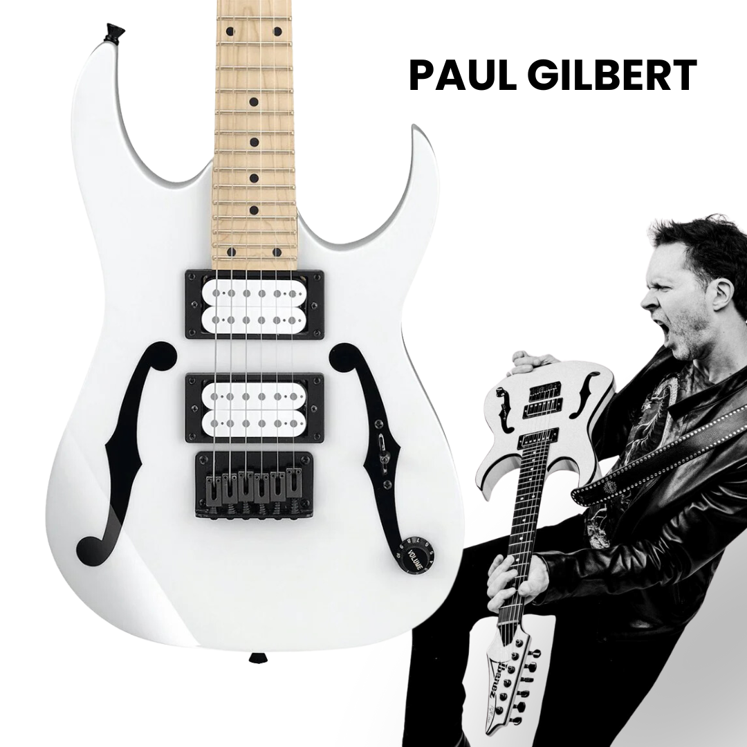 Ibanez Paul Gilbert Signature PGMM31 Electric Guitar - White (PGMM31-WH)