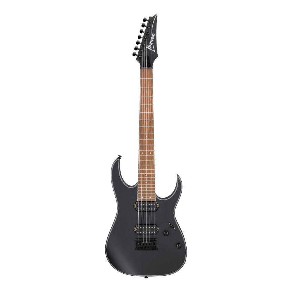 Ibanez RG7421EX-BKF RG Standard Series 7 String Electric Guitar, Black Flat