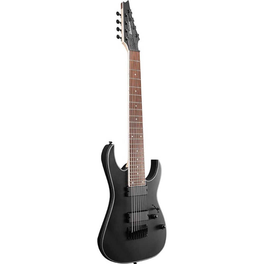 Ibanez RG8EX-BKF RG Standard Series 8 String Electric Guitar, Black Flat