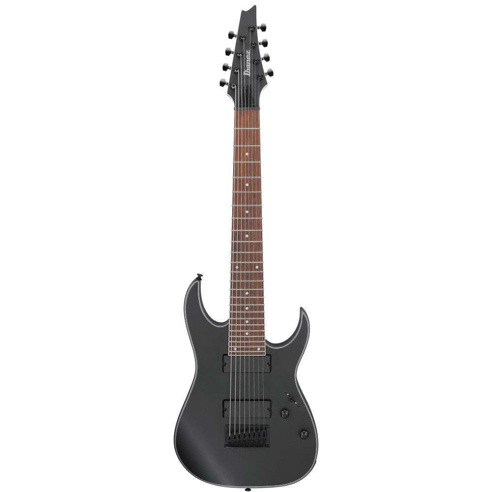 Ibanez RG8EX-BKF RG Standard Series 8 String Electric Guitar, Black Flat