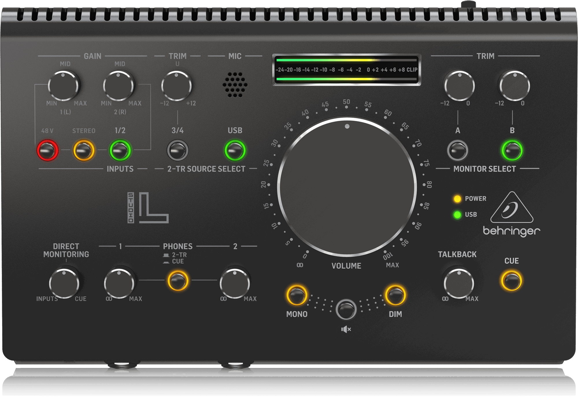 Behringer Studio L High-end Studio Control with VCA Control and USB Audio Interface | BEHRINGER , Zoso Music