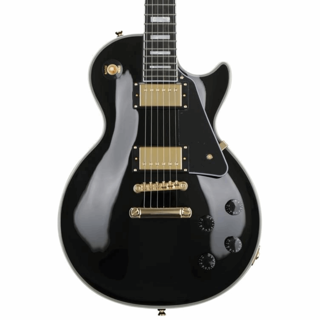 EPIPHONE LES PAUL CUSTOM ELECTRIC GUITAR COLOR EBONY EILCEBGH1 | EPIPHONE , Zoso Music