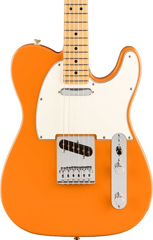 Fender Player Telecaster Electric Guitar, Maple FB, Carpri Orange