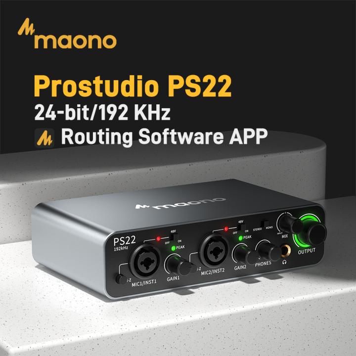 Maono PS22 Audio Interface for Recording