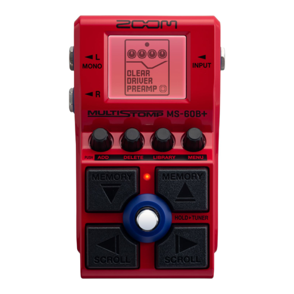 Zoom MS-60B+ Multistomp Bass Effects Pedal | Zoso Music Sdn Bhd