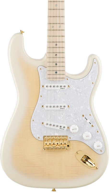 Fender Japan Ritchie Kotzen Stratocaster Electric Guitar, See-Through White Burst