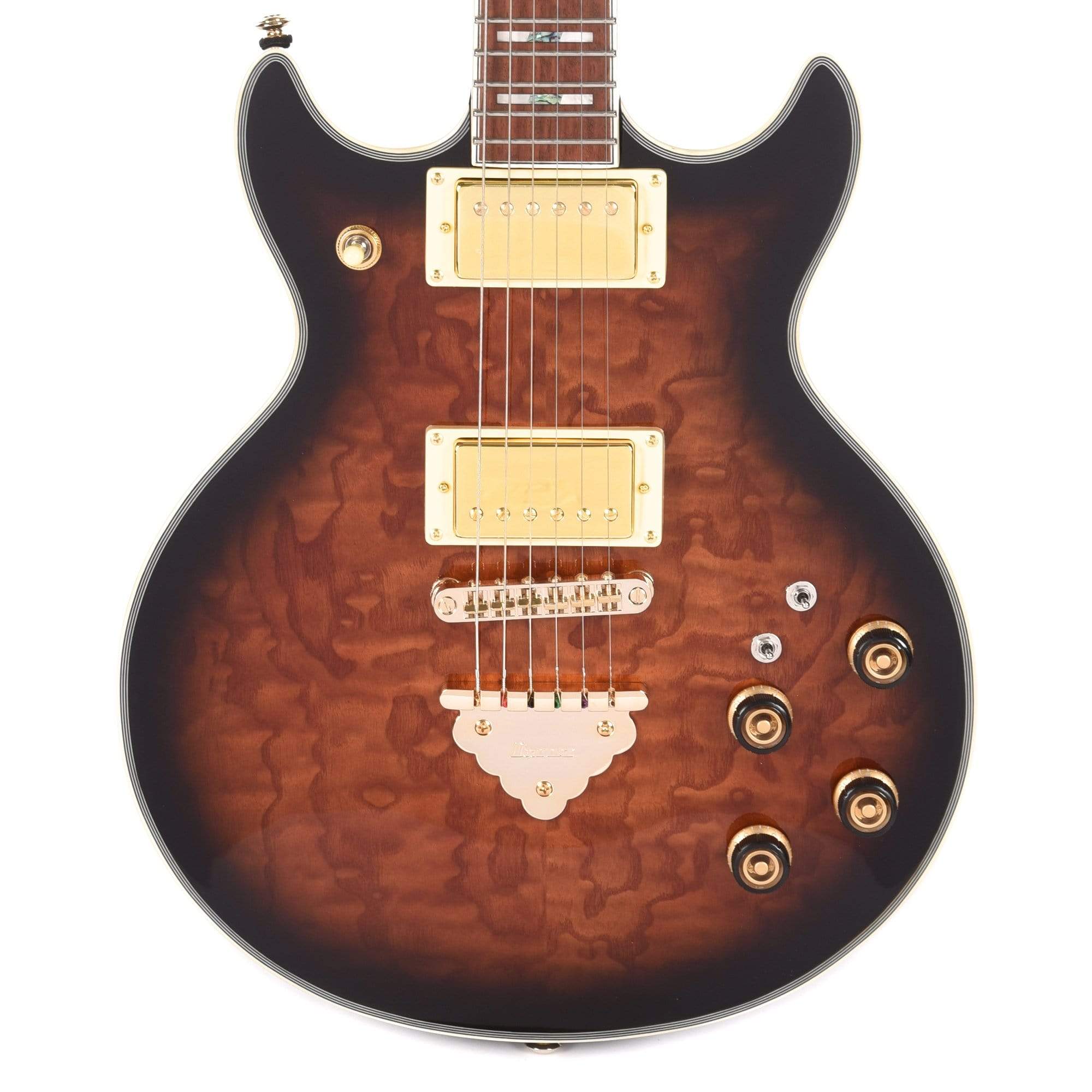 Ibanez AR325QA Electric Guitar- Dark Brown Sunburst