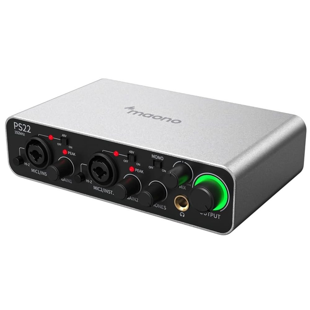 Maono PS22 Audio Interface for Recording