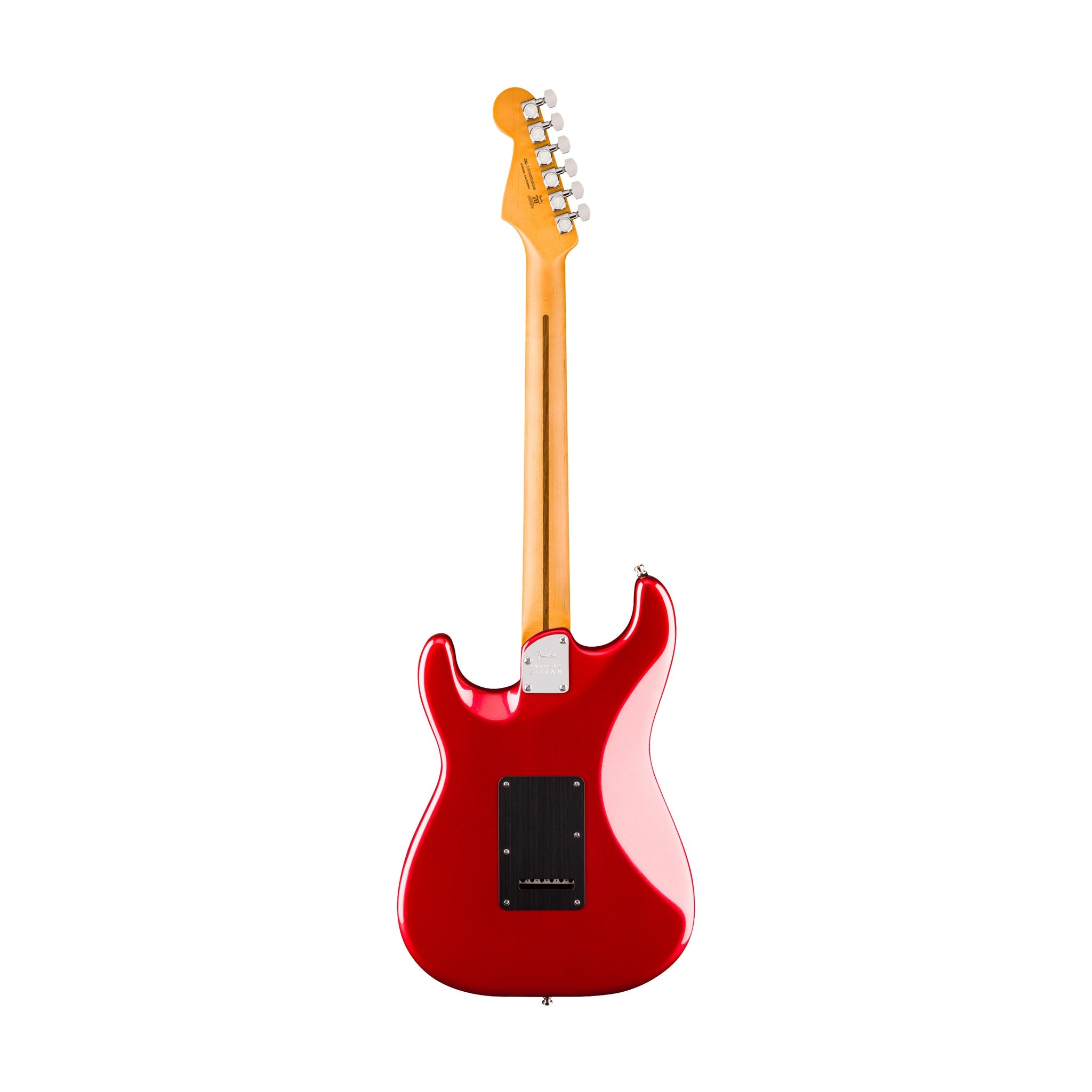 Fender American Ultra II Stratocaster HSS Electric Guitar, Maple FB, Sinister Red