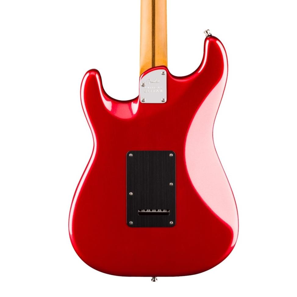 Fender American Ultra II Stratocaster HSS Electric Guitar, Maple FB, Sinister Red