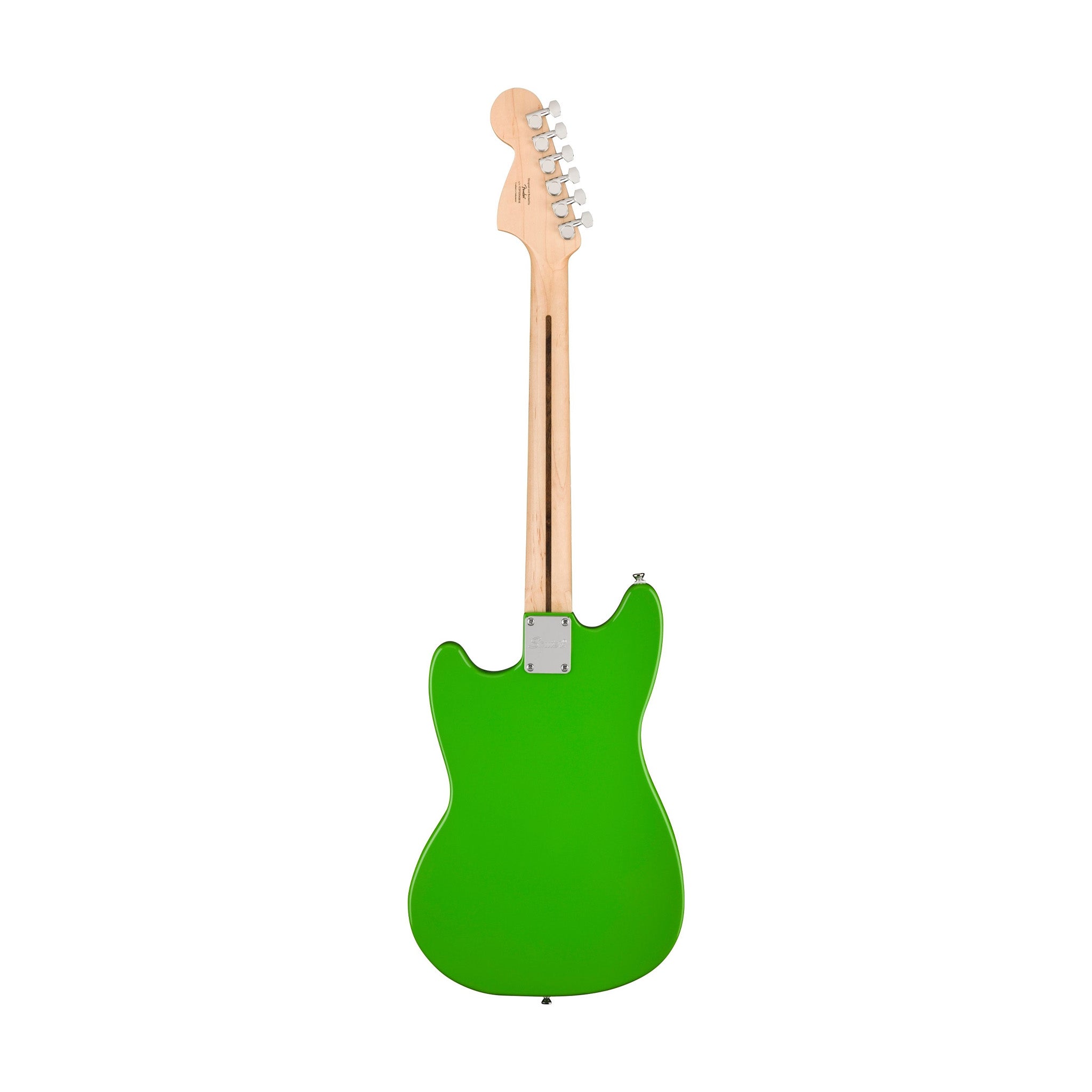 Squier Limited Edition Sonic Mustang Electric Guitar w/White Pickguard, Laurel FB, Lime Green