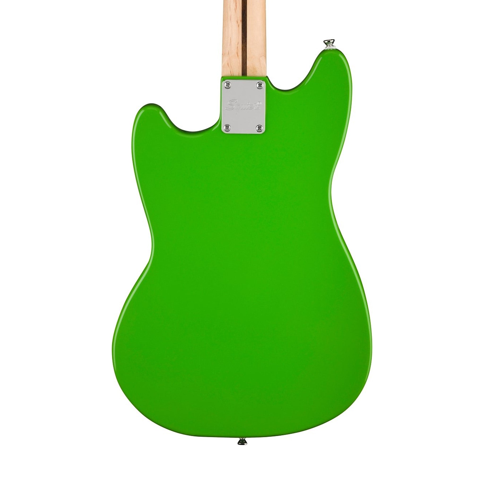 Squier Limited Edition Sonic Mustang Electric Guitar w/White Pickguard, Laurel FB, Lime Green