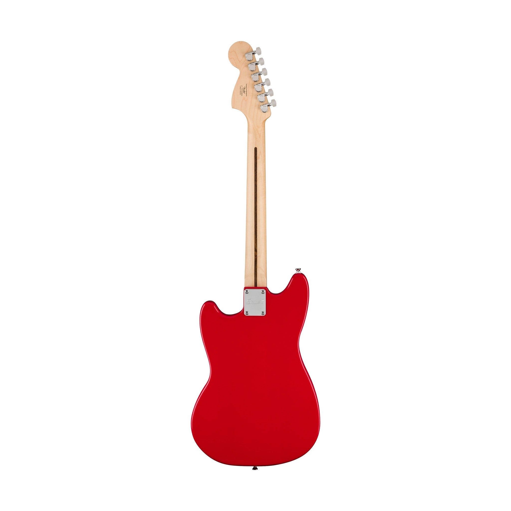 Squier Sonic Mustang Electric Guitar w/White Pickguard, Maple FB, Torino Red