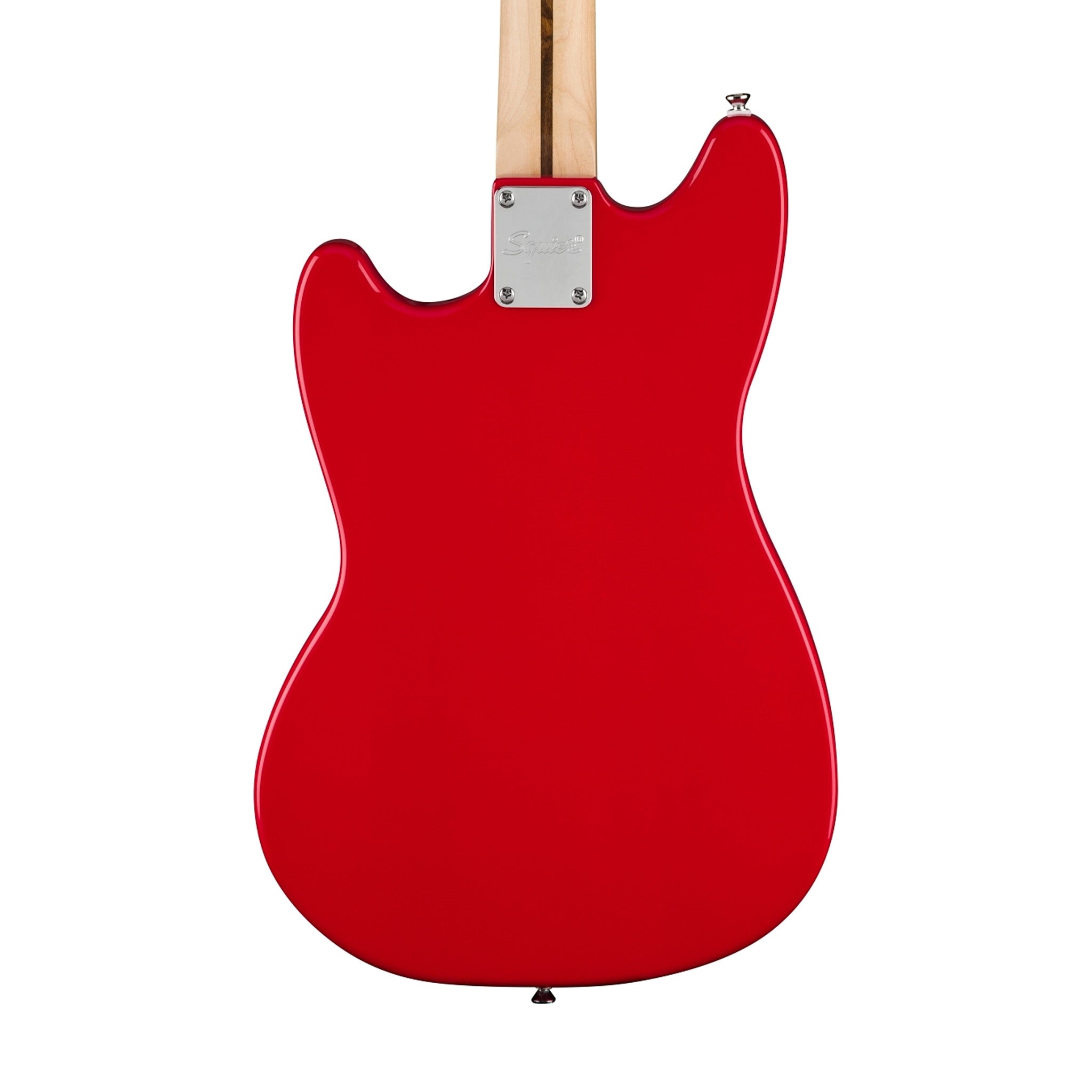 Squier Sonic Mustang Electric Guitar w/White Pickguard, Maple FB, Torino Red