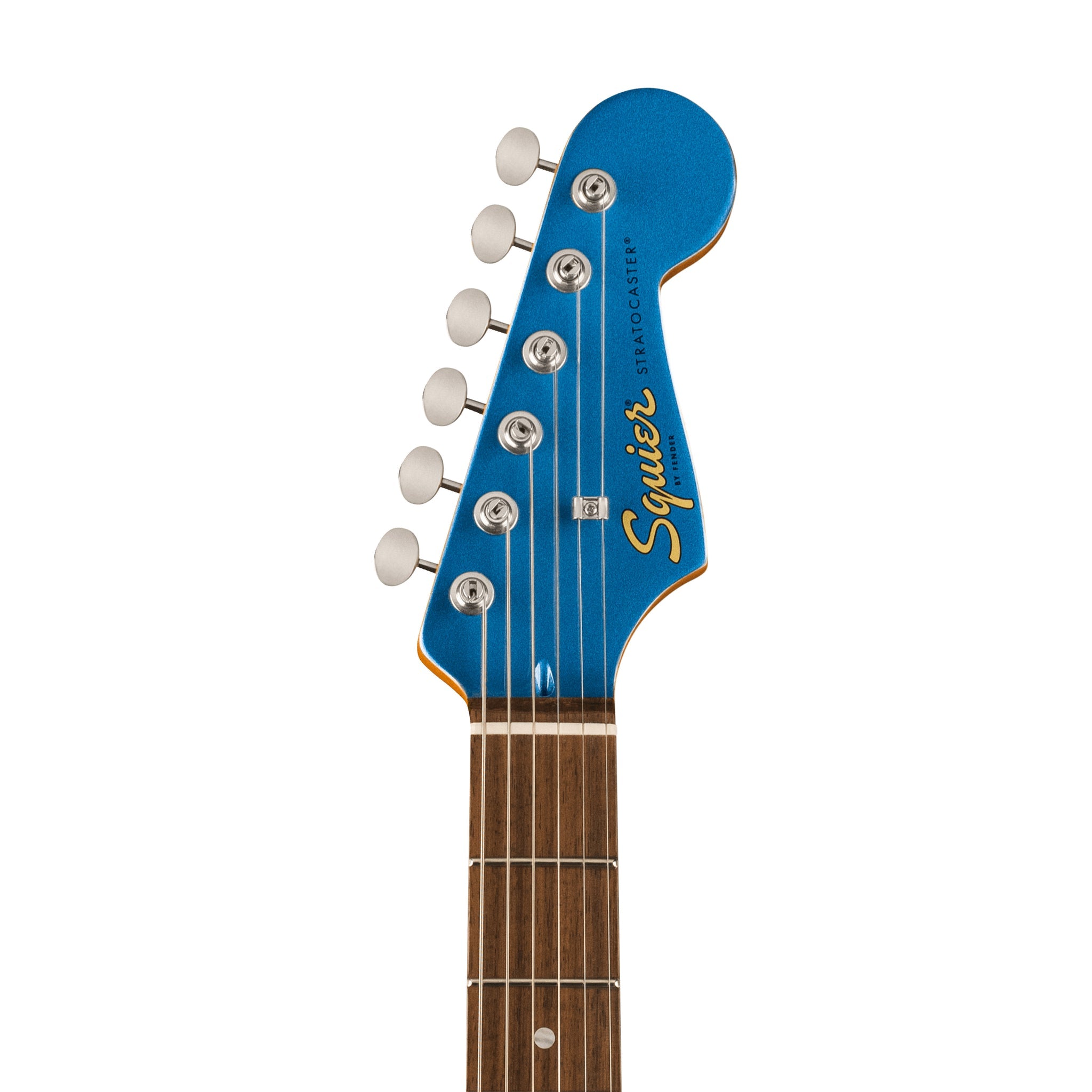 Squier Limited Edition Classic Vibe 60s Stratocaster HSS Electric Guitar, Laurel FB, Lake Placid Blue