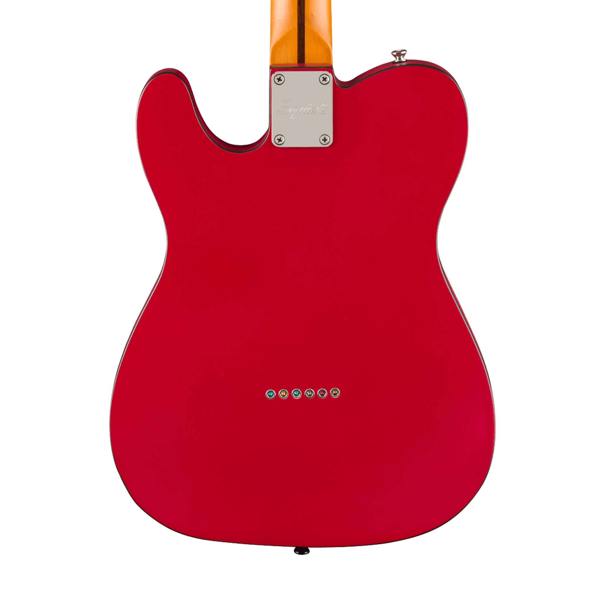 Squier Limited Edition Classic Vibe 60s Custom Telecaster Electric Guitar, Maple FB, Satin Dakota Red