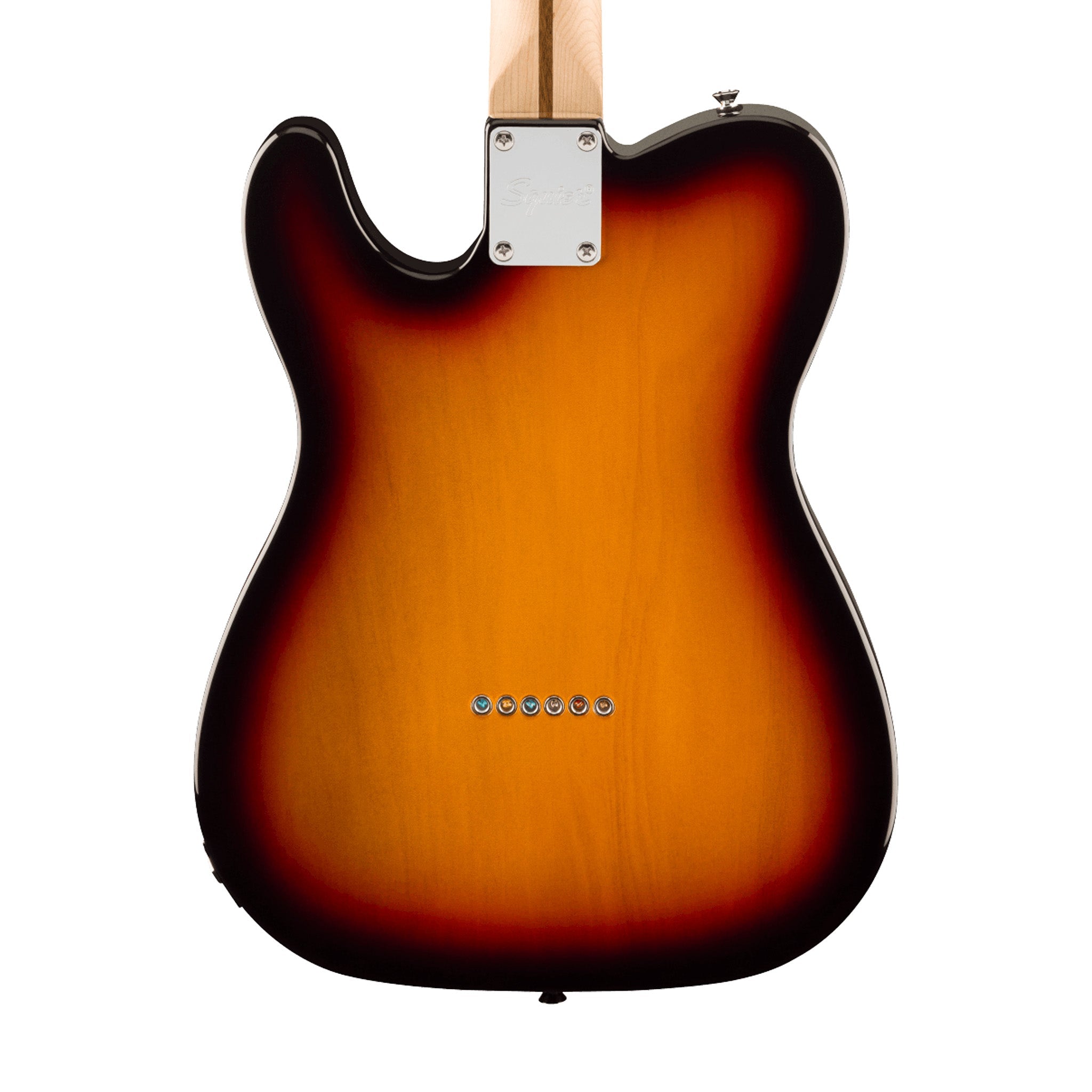 Squier Affinity Series Telecaster Thinline Electric Guitar, Maple FB, 3-Color Sunburst