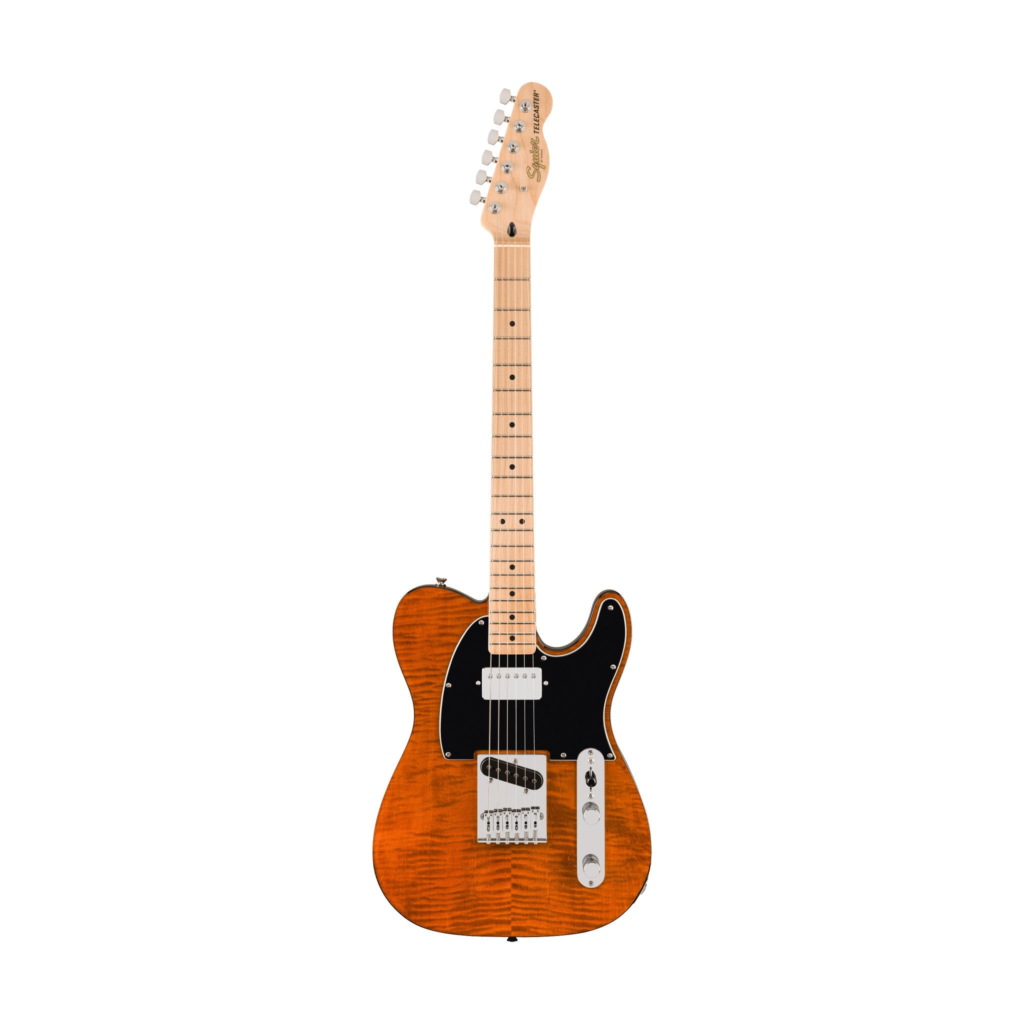 Squier Affinity Series Telecaster FMT SH Electric Guitar, Maple FB, Mocha