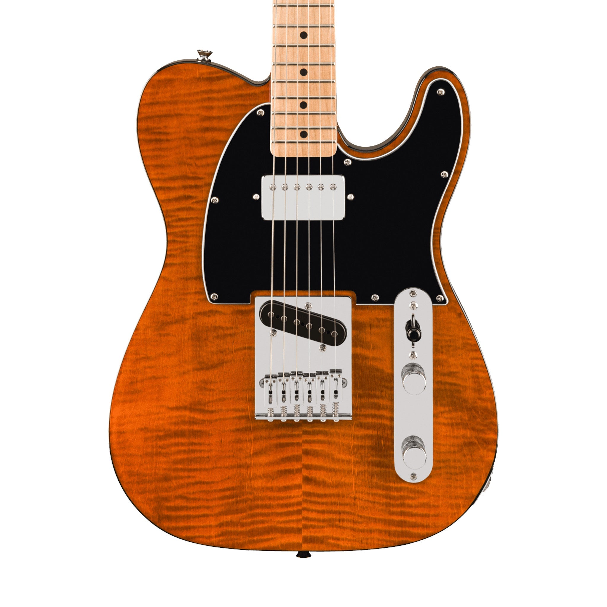 Squier Affinity Series Telecaster FMT SH Electric Guitar, Maple FB, Mocha | Zoso Music Sdn Bhd