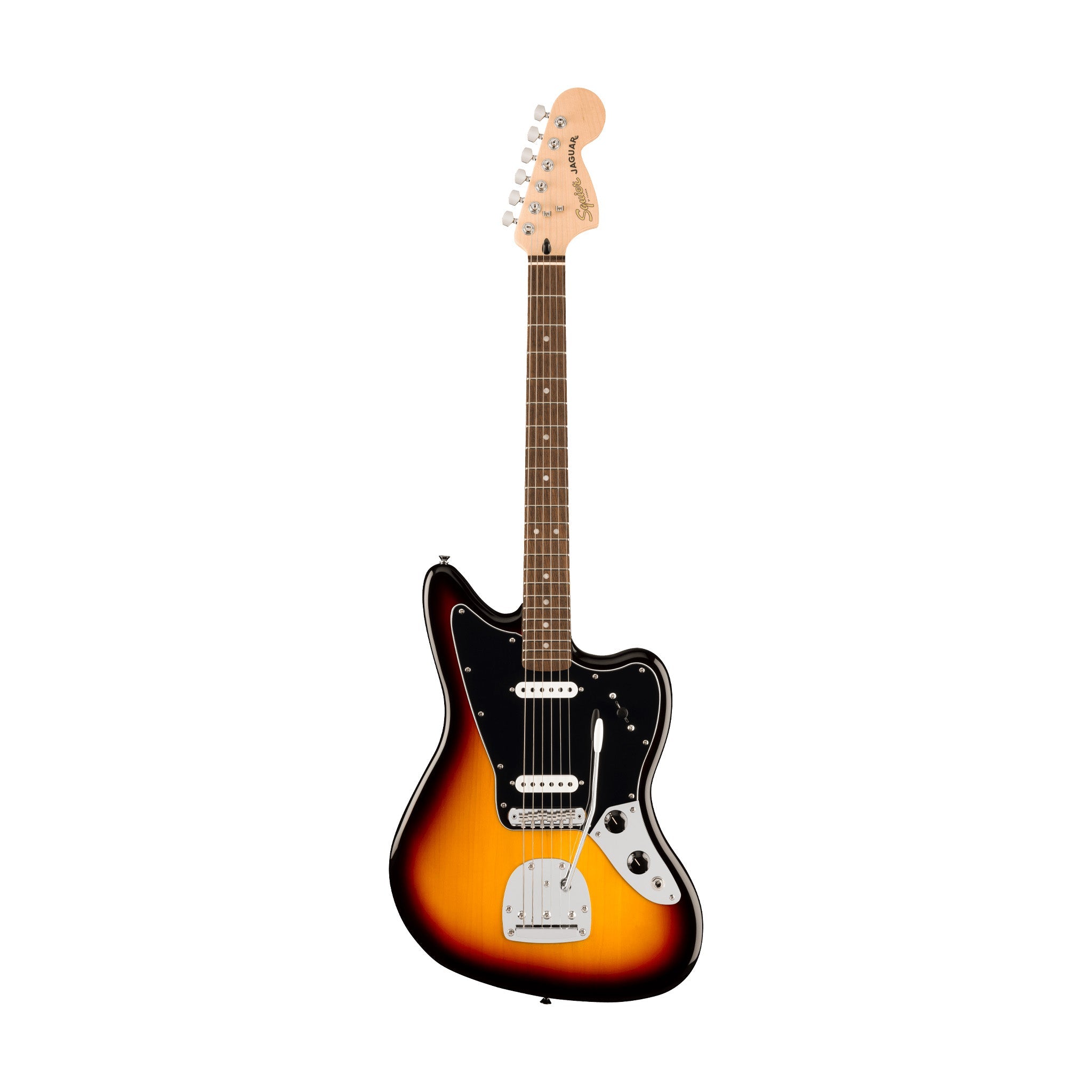 Squier Affinity Series Jaguar Electric Guitar, Laurel FB, 3-Color Sunburst