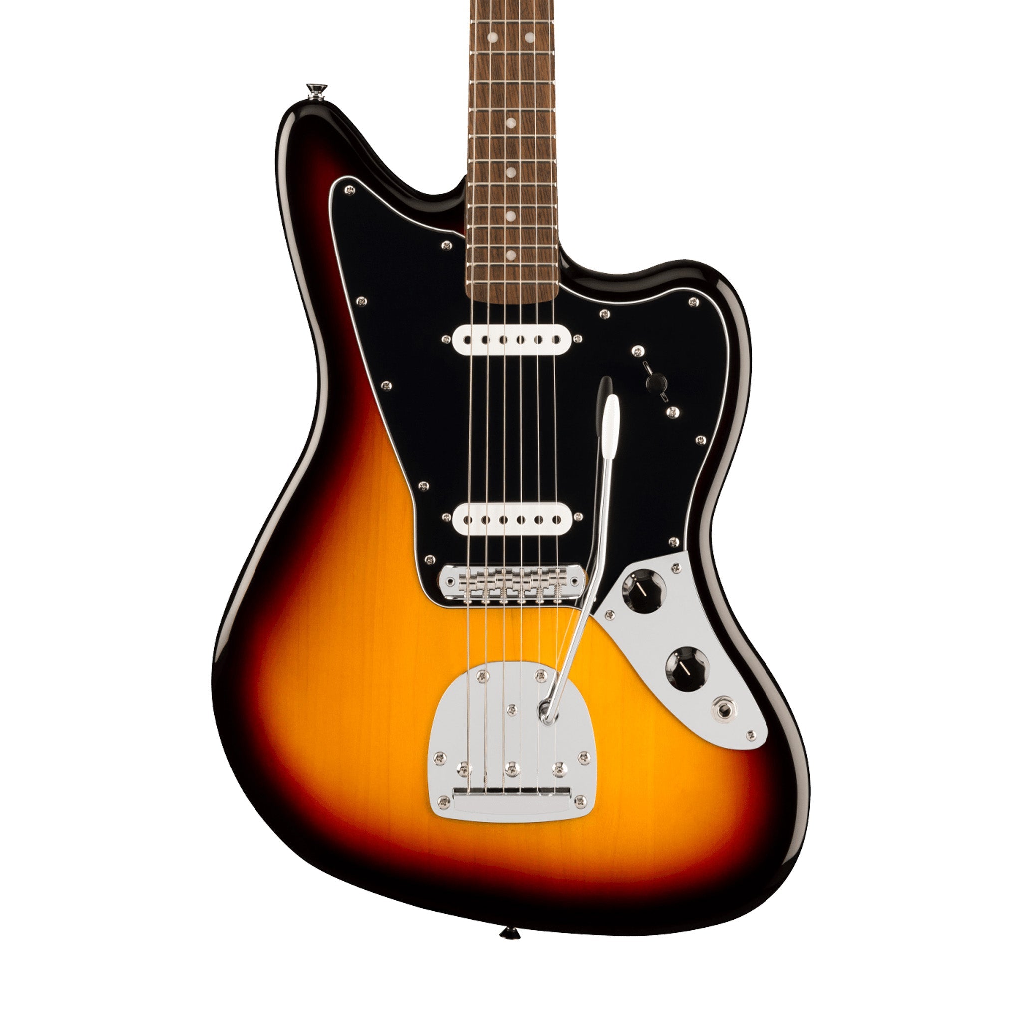 Squier Affinity Series Jaguar Electric Guitar, Laurel FB, 3-Color Sunburst | Zoso Music Sdn Bhd