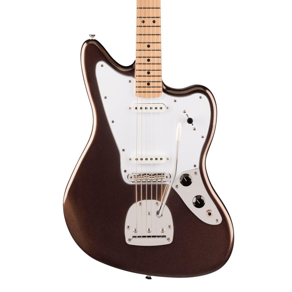 Squier Affinity Series Jaguar Electric Guitar, Maple FB, Mystic Metallic Brown | Zoso Music Sdn Bhd