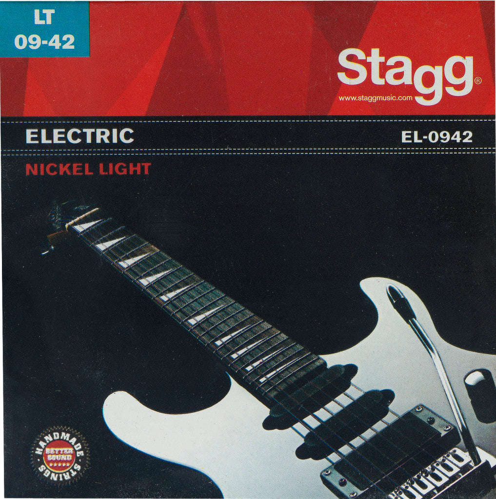STAGG EL-0942 NICKEL PLATED STEEL ELECTRIC GUITAR STRING 09-42, STAGG, STRING, stagg-string-el0942, ZOSO MUSIC SDN BHD