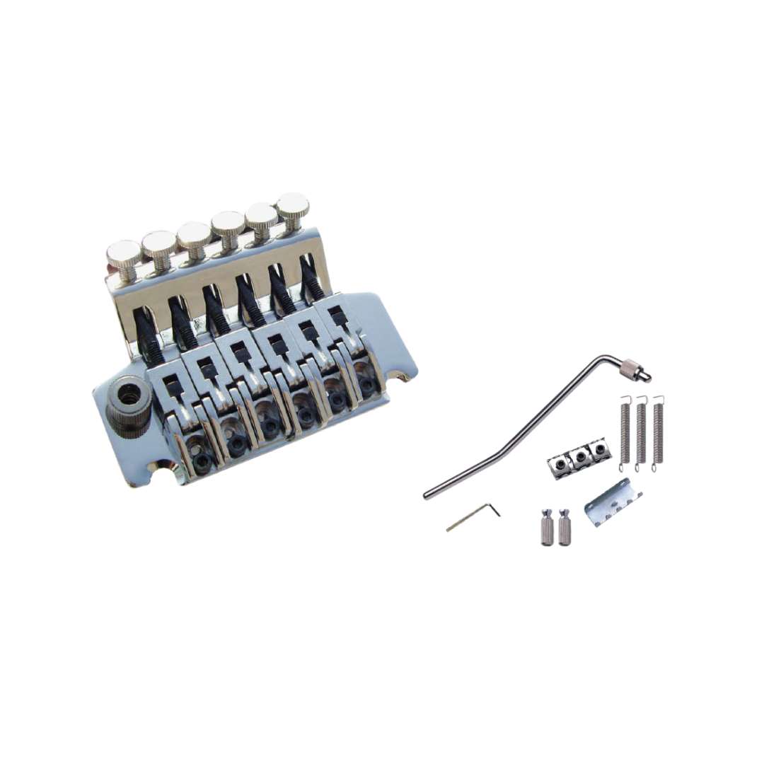 MINGS LB001 ELECTRIC GUITAR BRIDGE FLOYD ROSE 73MM CR, MINGS, GUITAR & BASS ACCESSORIES, mings-guitar-accessories-min-lb001, ZOSO MUSIC SDN BHD