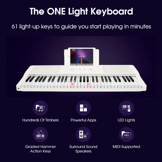 The one smart piano light online keyboard