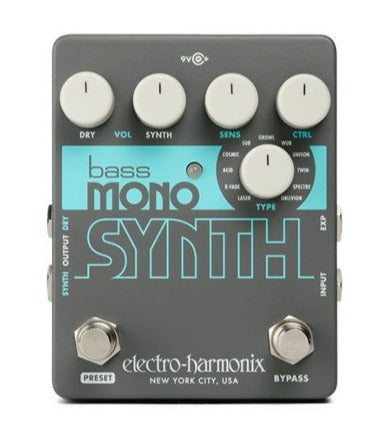 Electro-Harmonix Bass Mono Synth Effects Pedal | ELECTRO-HARMONIX , Zoso Music