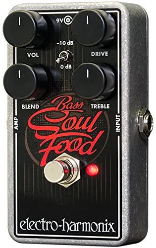 Electro-Harmonix Bass Soul Food Effects Pedal | ELECTRO-HARMONIX , Zoso Music